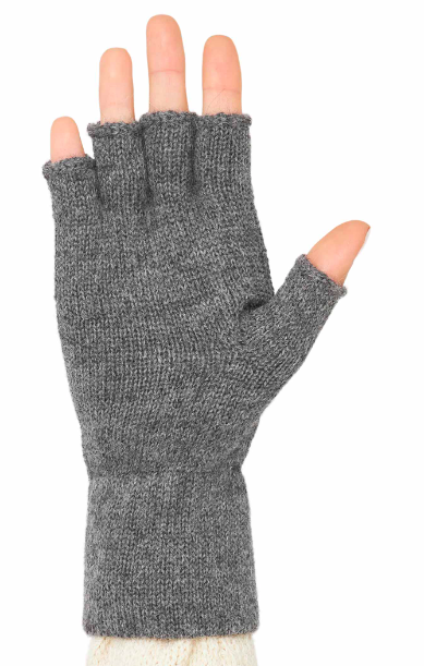 Alpaka Fingerhandschuhe HALBFINGER