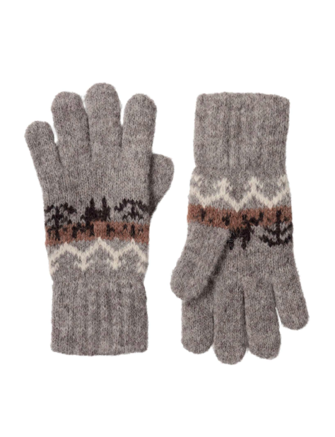 KINDER - Alpaka Fingerhandschuhe NATURA