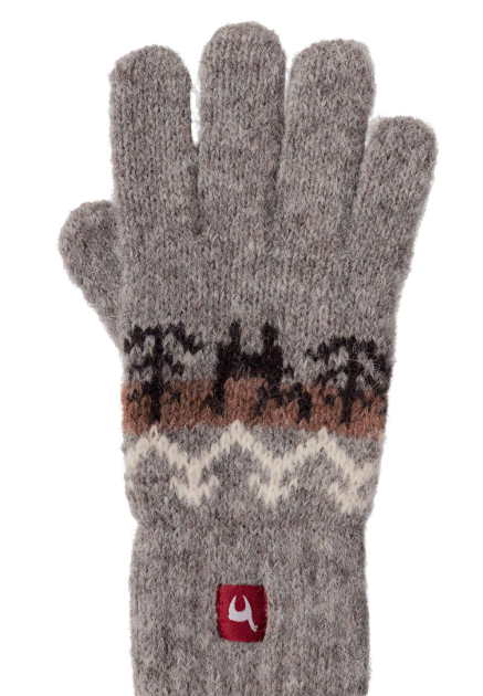KINDER - Alpaka Fingerhandschuhe NATURA