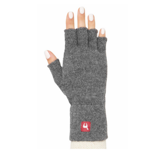 Alpaka Fingerhandschuhe HALBFINGER